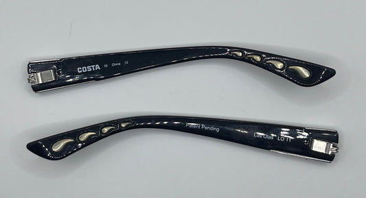 Costa Del Mar Las Olas 11 Both Temples Shiny Black/silver