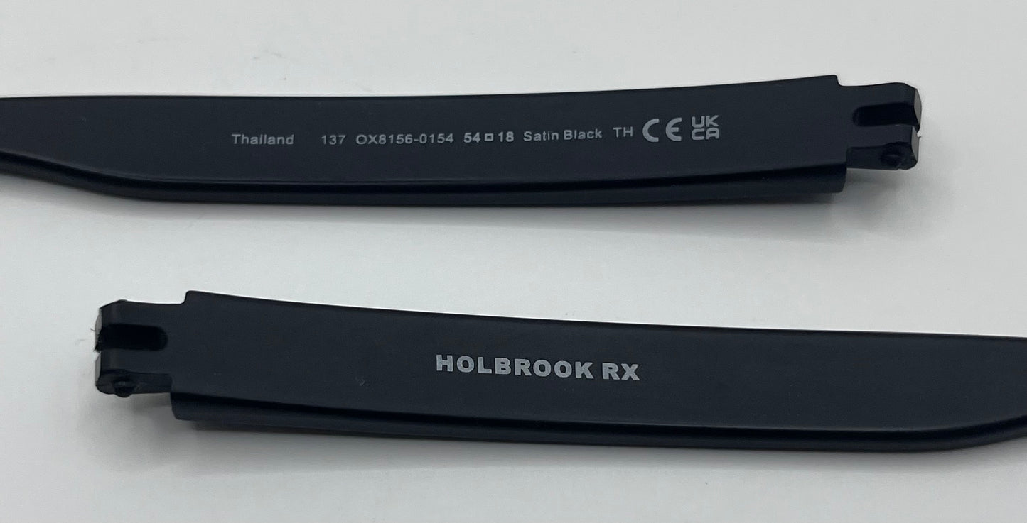 Oakley Holbrook Rx Both Temples Black