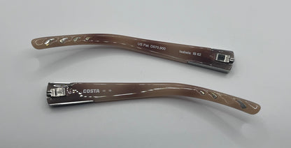 Costa Del Mar Isabela 62 Both Temples Light Brown Stripes