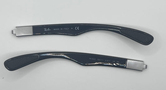 Ray Ban 3522 Both Temples Shiny Black/silver
