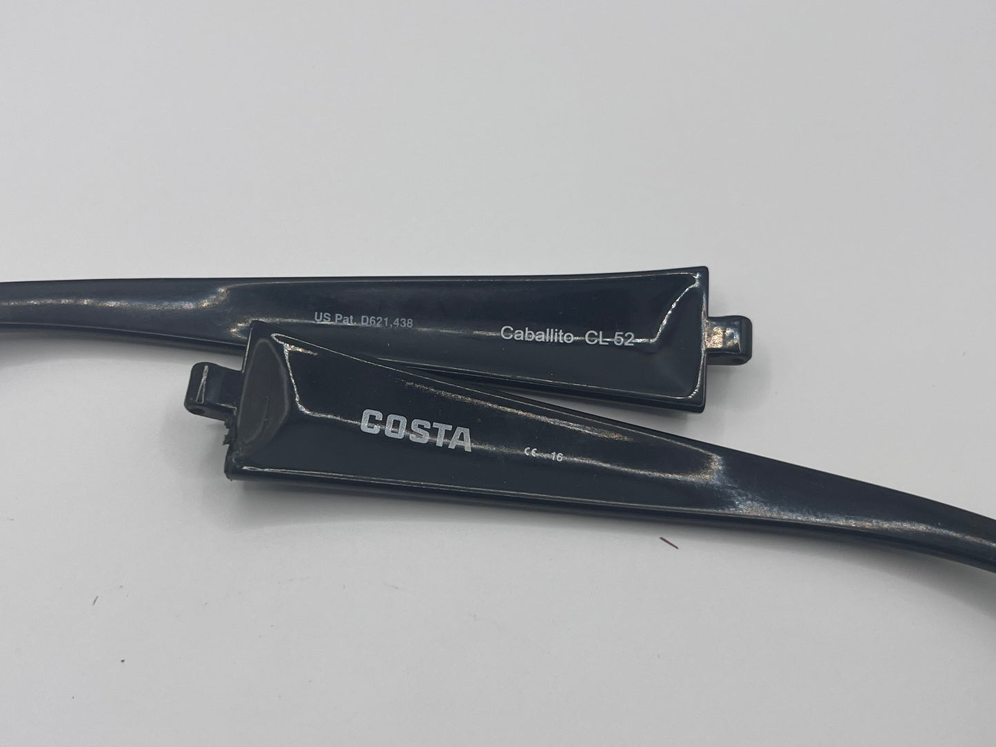Costa Del Mar Caballito 52 Both Temples Shiny Black
