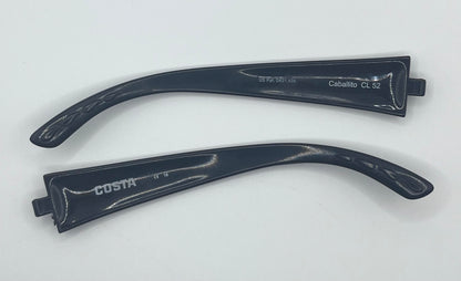Costa Del Mar Caballito 52 Both Temples Shiny Black
