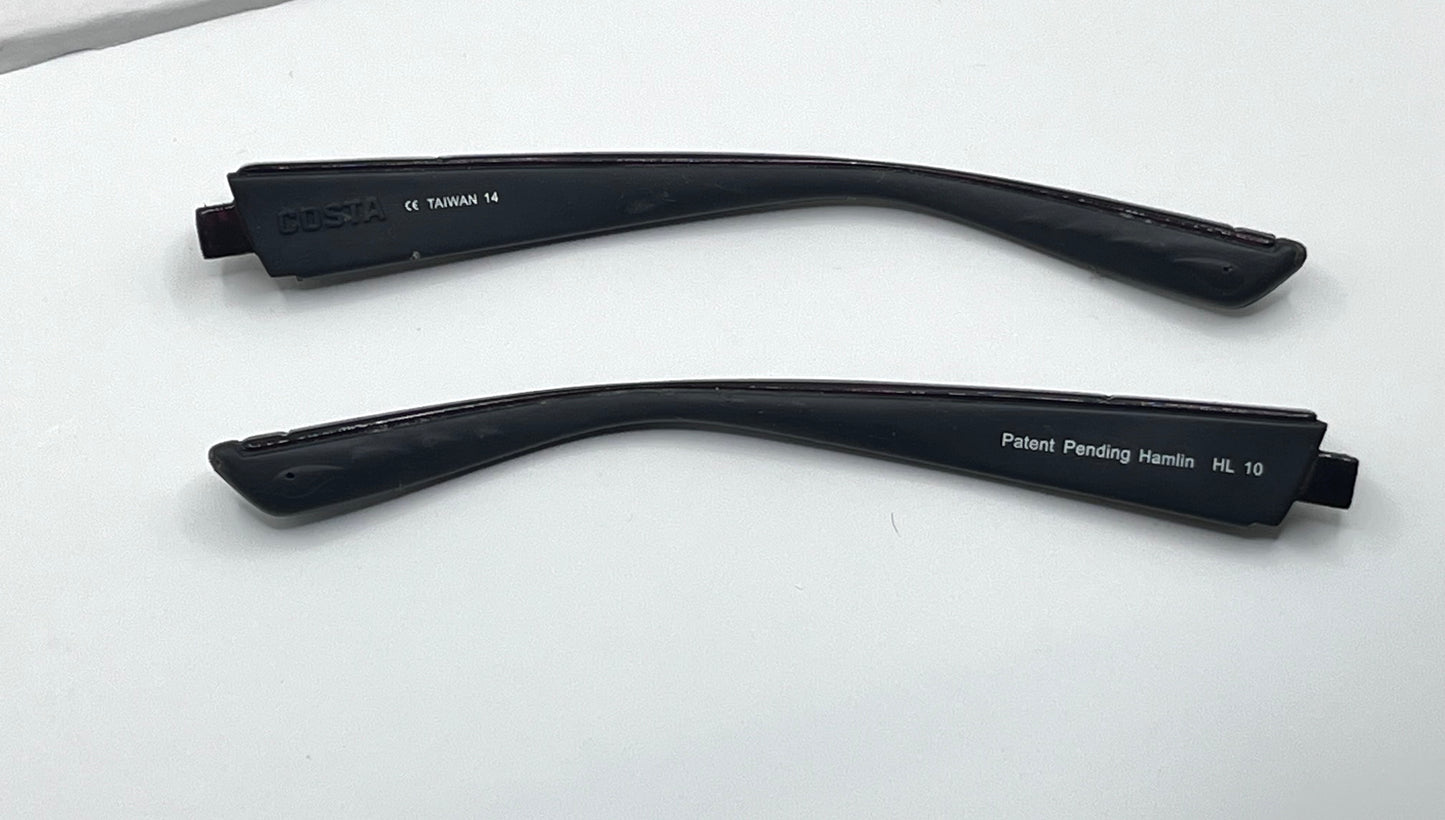 Costa Del Mar Hamlin 10 Both Temples Matte Black