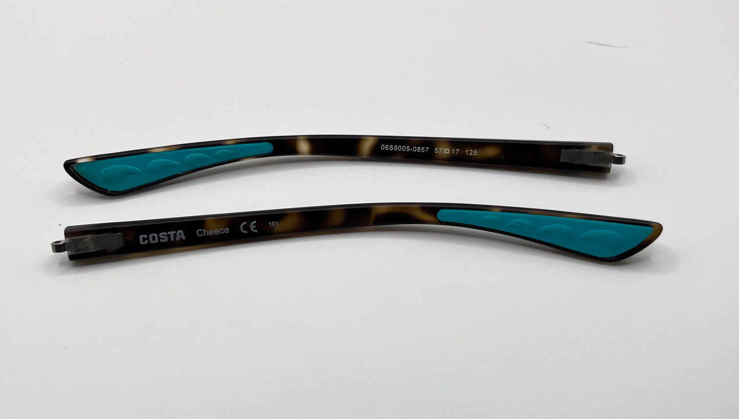 Costa Del Mar Cheeca Both Temples Tortoise/turquoise