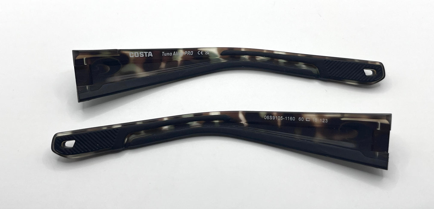Costa Del Mar Tuna Alley Pro Both Temples Brown Tortoise Matte