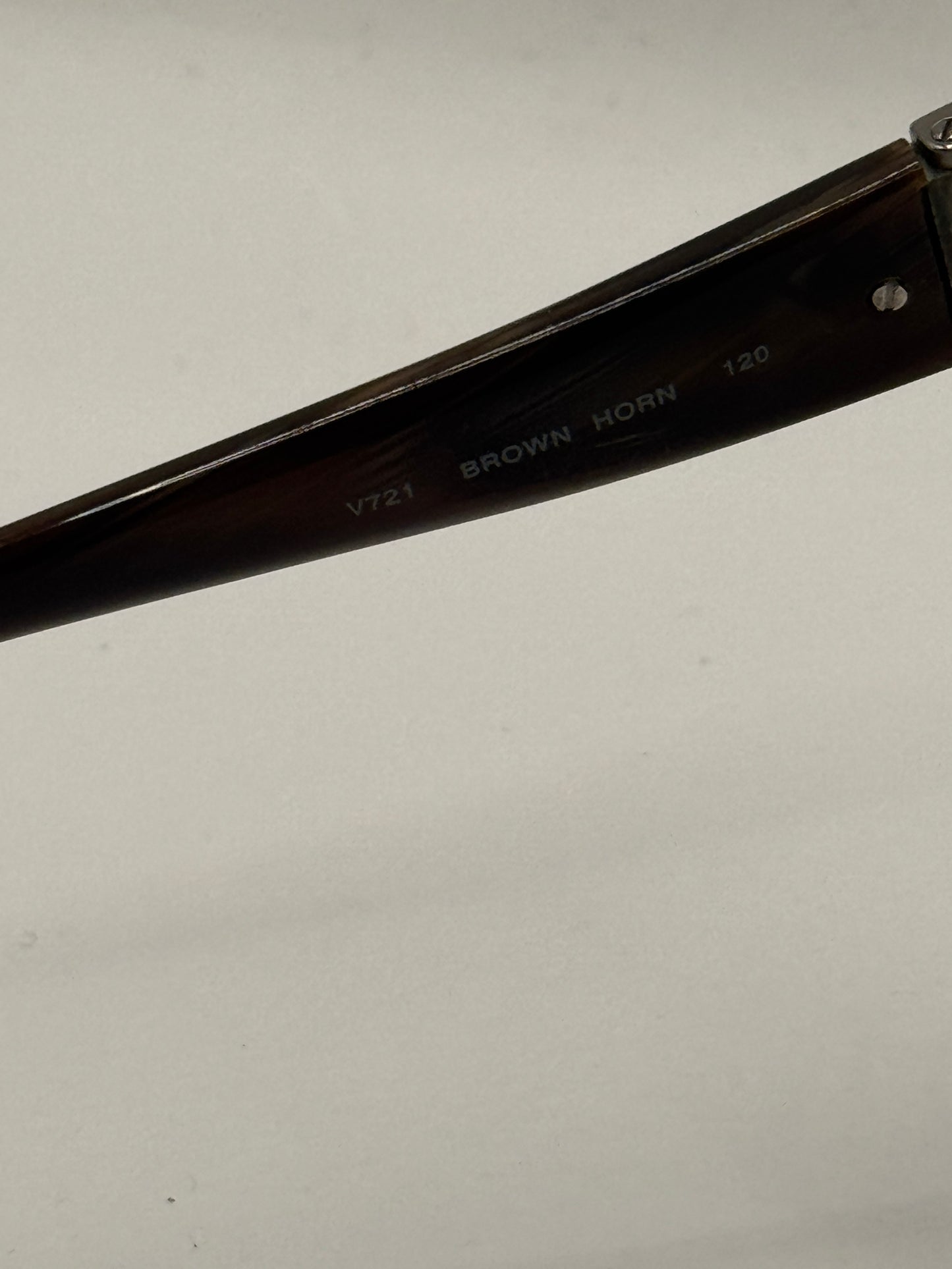 John Varvatos V721 Sunglasses in color Brownhorn