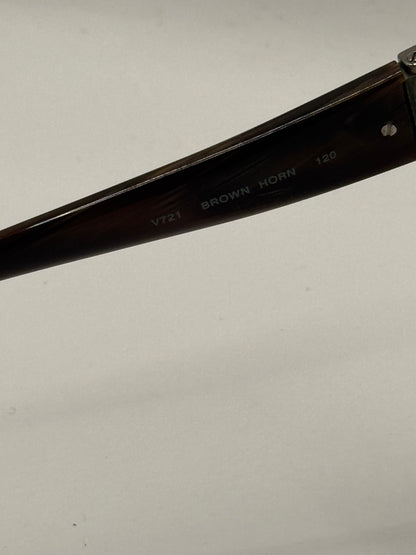 John Varvatos V721 Sunglasses in color Brownhorn
