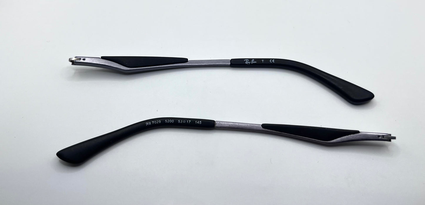 Ray Ban 7029 Both Temples Silver/black