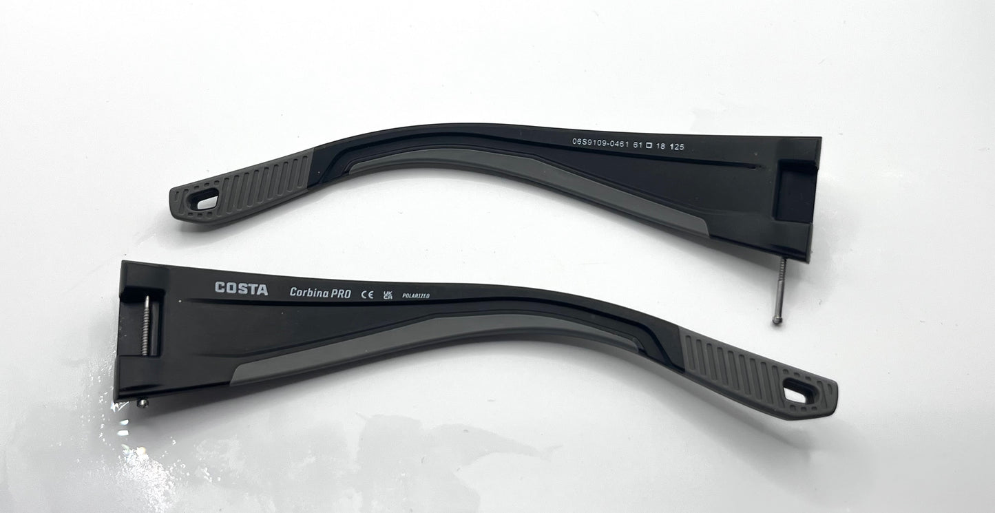 Costa Del Mar Fantail Pro Both Temples Black/gray