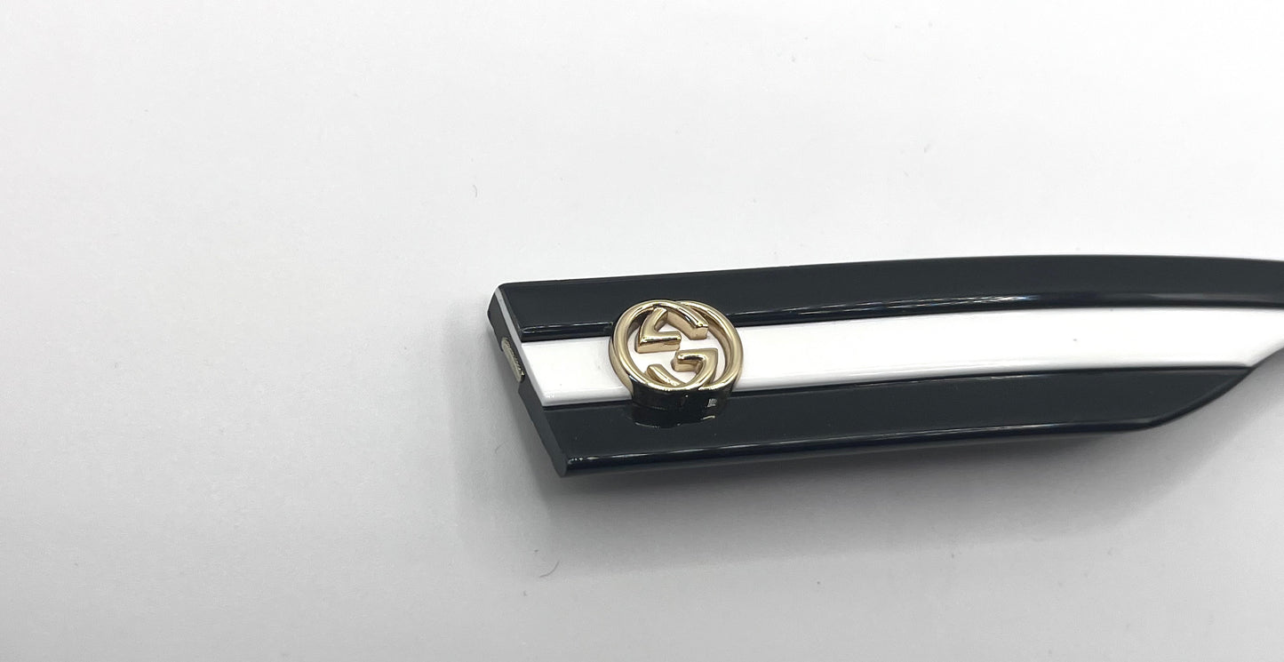 Gucci 1300s Left Temple Black/white