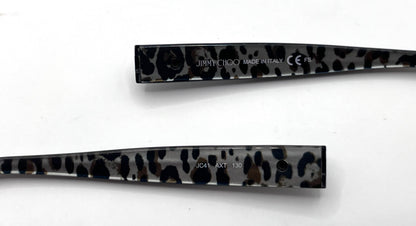 Jimmy Choo 41 Both Temples Black/leopard Print