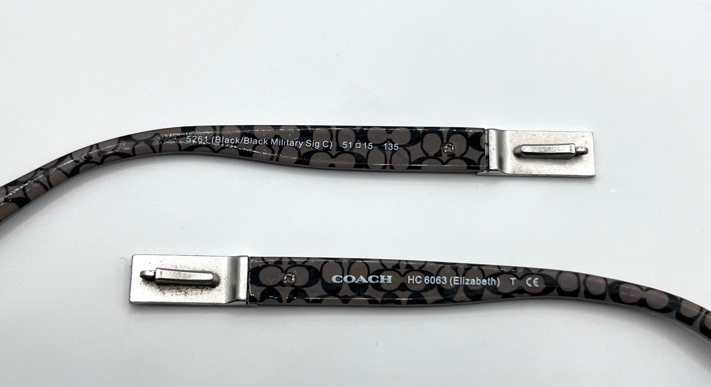 Coach 5261 Both Temples Black/pattern