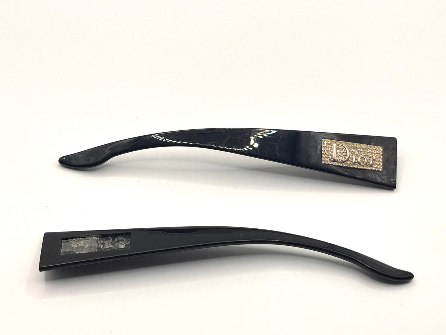 Christian Dior Night 4 Both Temples Shiny Black
