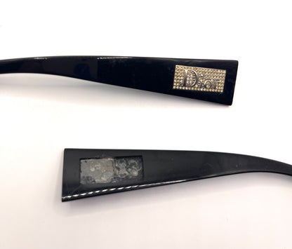 Christian Dior Night 4 Both Temples Shiny Black