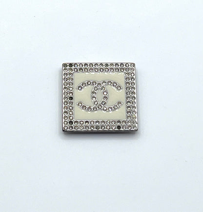 Chanel 4095 Logo Silver/white