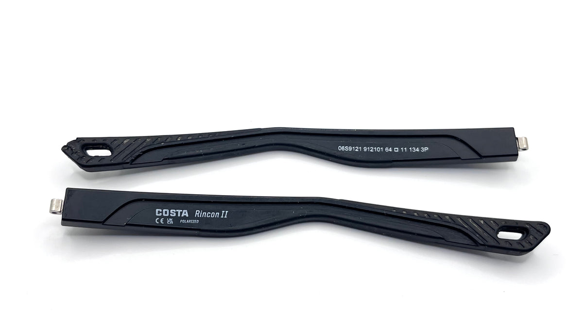 Costa Del Mar Rincon Ii Both Temples Black Glass 580G