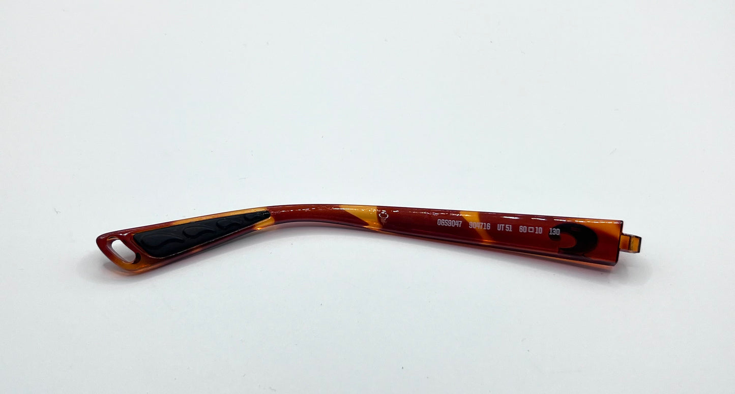 Costa Del Mar Cut 51 Right Temple Light Brown Tortoise