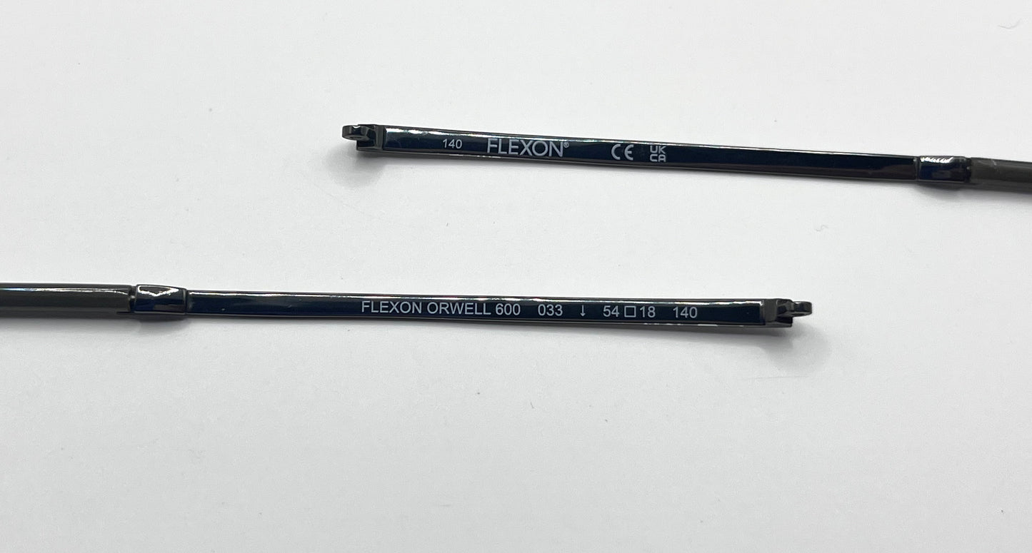 Flexon 033 Both Temples Silver/gray