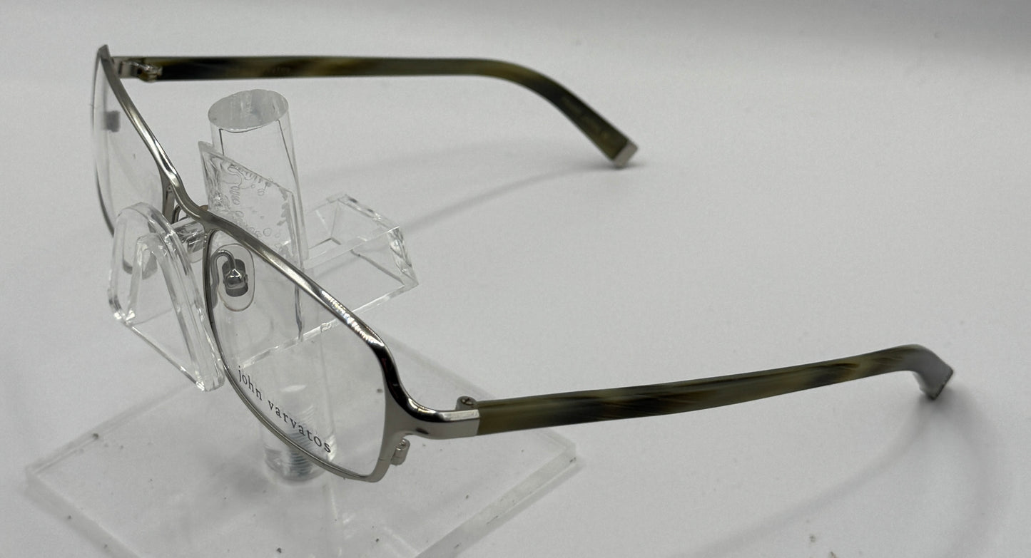 John Varvatos V104 Eyeglasses in color Shinysilver