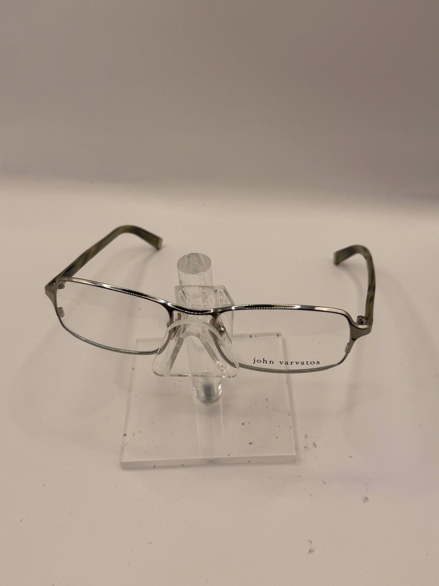John Varvatos V104 Eyeglasses in color Shinysilver