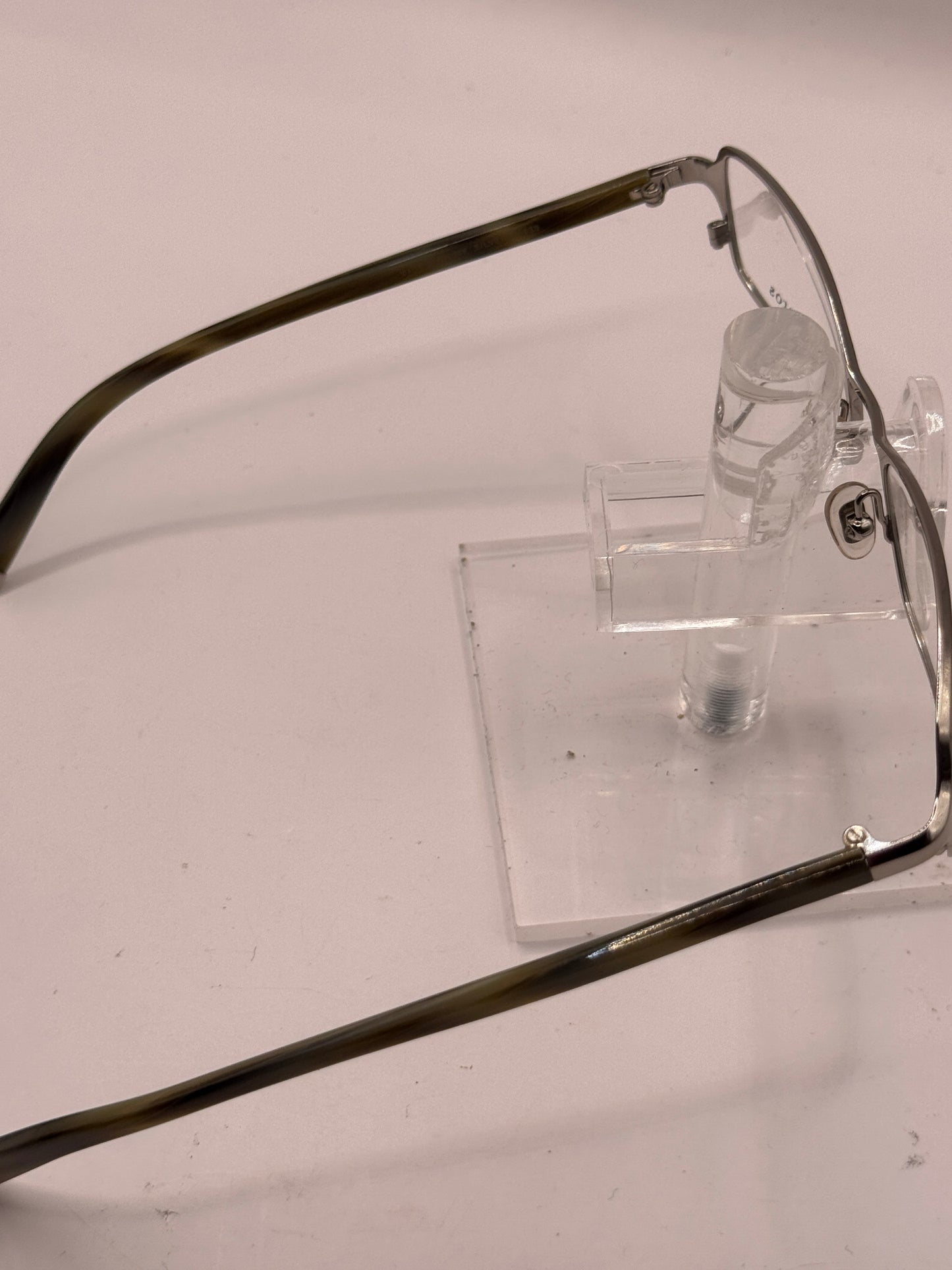 John Varvatos V104 Eyeglasses in color Shinysilver