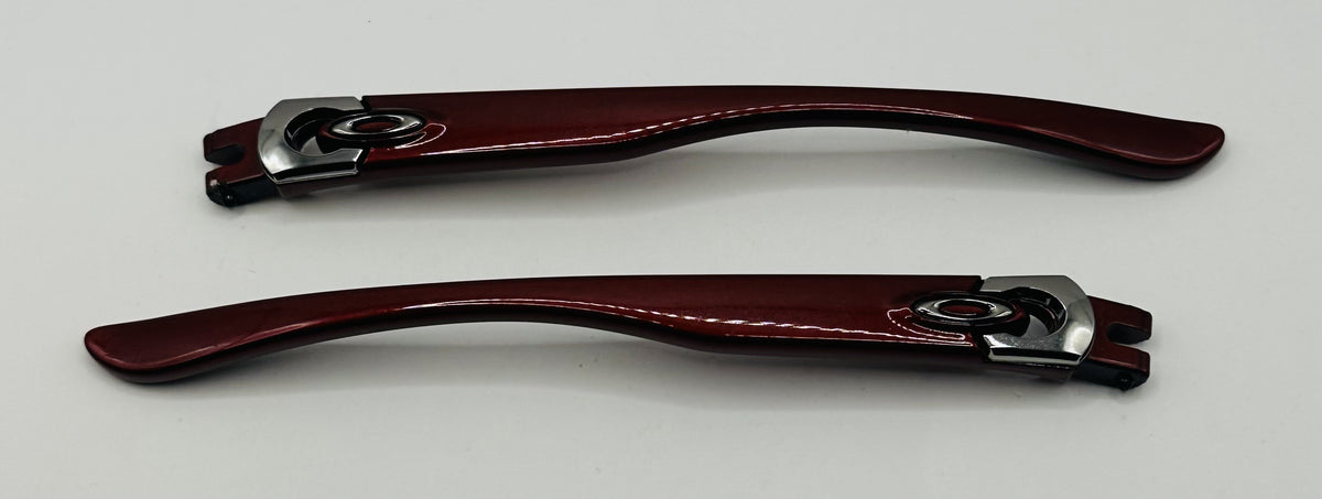 Oakley 9198 Both Temples Red Glitter
