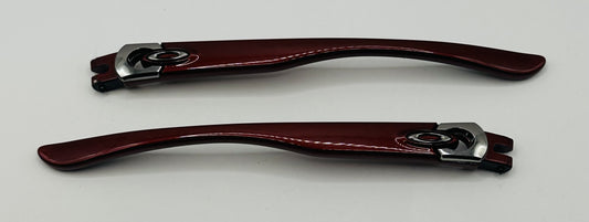 Oakley 9198 Both Temples Red Glitter