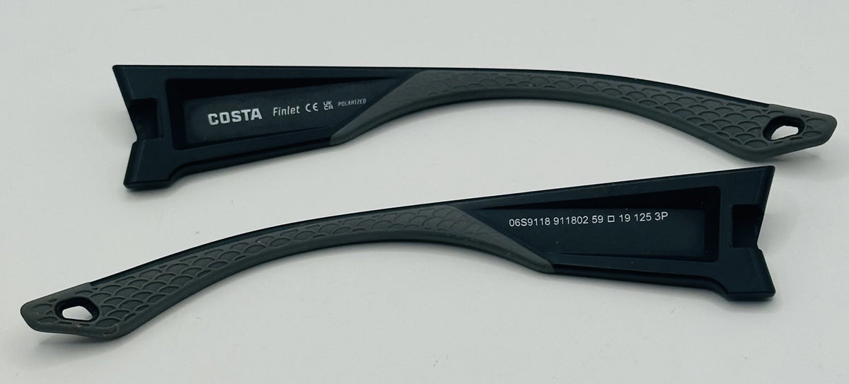 Costa Del Mar Finlet Both Temples Gray Glass 580G
