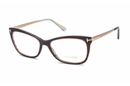 Tom Ford 5353 50 Eyeglasses Dark Brown Size : 52