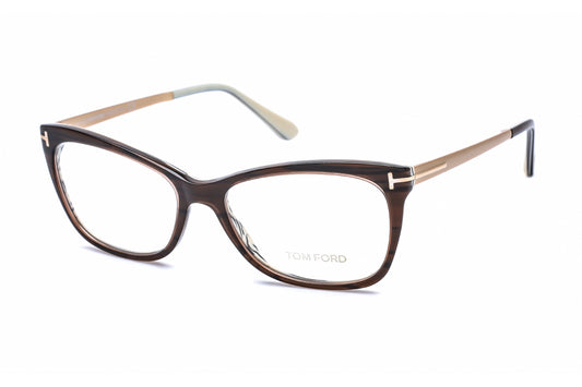 Tom Ford 5353 50 Eyeglasses Dark Brown Size : 52