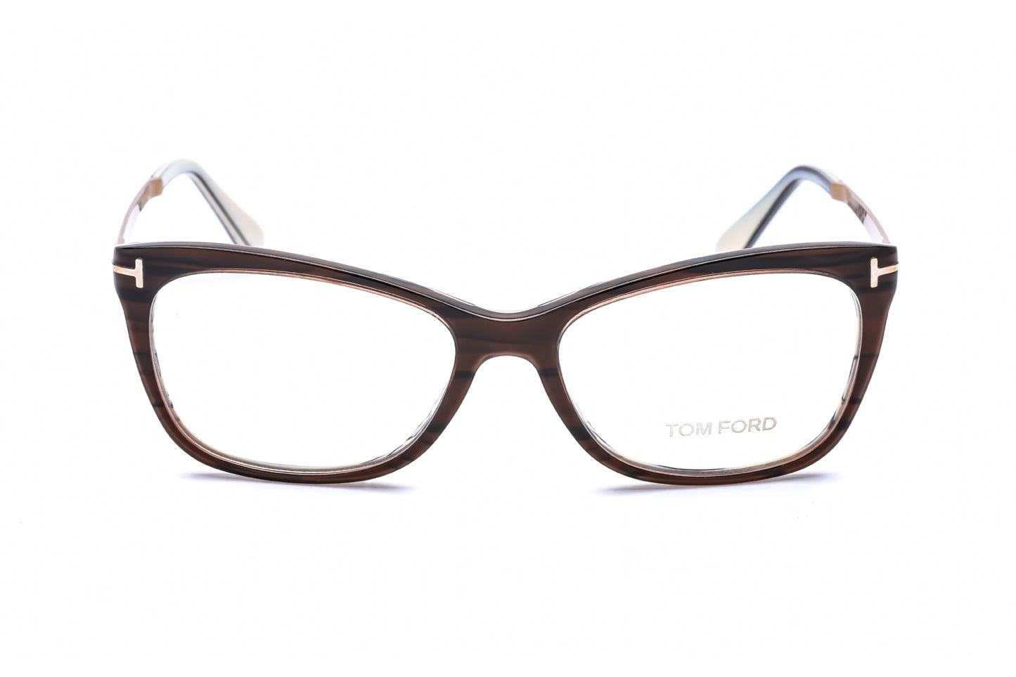 Tom Ford 5353 50 Eyeglasses Dark Brown Size : 52