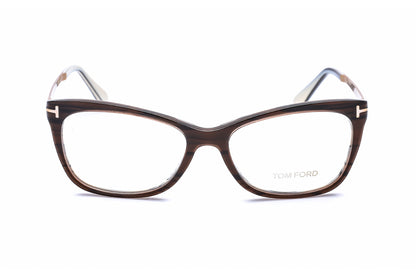 Tom Ford 5353 50 Eyeglasses Dark Brown Size : 52