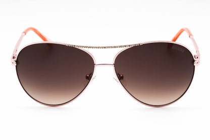 Guess 7470 28f Sunglasses Shiny Rose Gold Size : 60