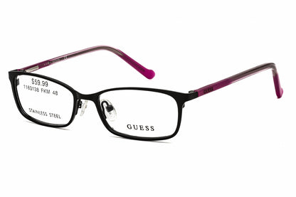Guess 9155-3 05 Eyeglasses Black Pink Size : 48
