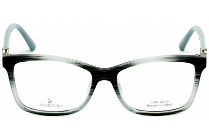 Swarovski 5255 87 Eyeglasses Shiny Turquoise Size : 53