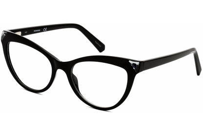 Swarovski 5268 01 Eyeglasses Shiny Black Size : 51