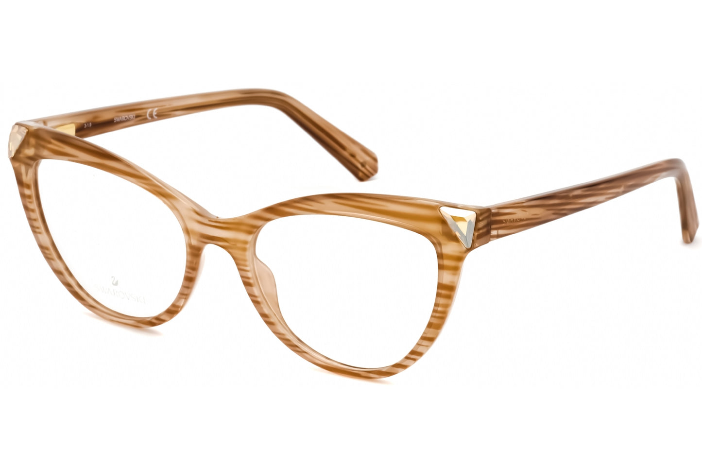 Swarovski 5268 47 Sunglasses Light Brown Size : 51