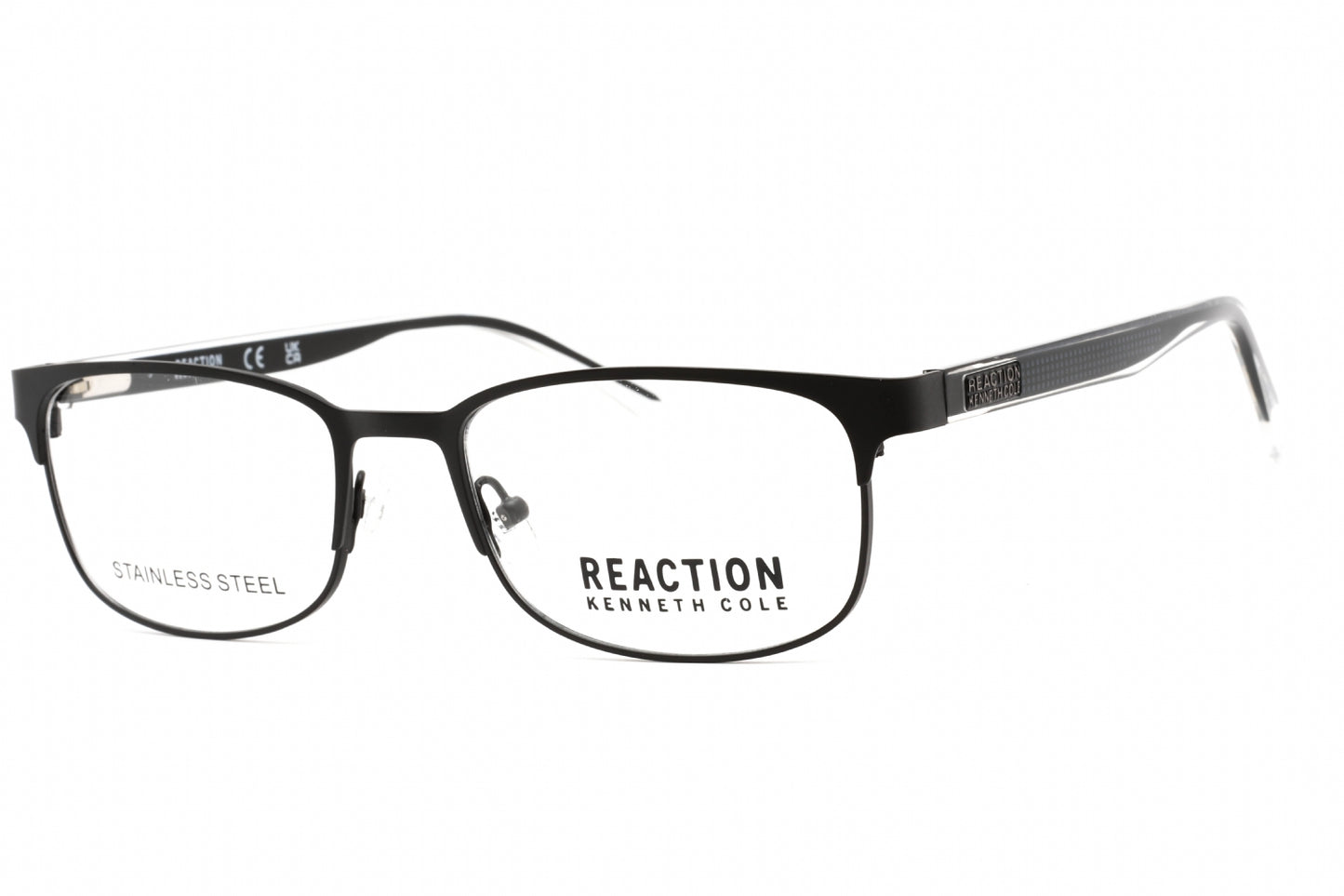 Kenneth Cole Reaction 0801 02 Eyeglasses Matte Black Size : 53