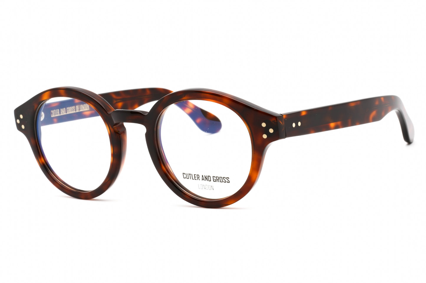 Cutler And Gross 1291v2 02 Eyeglasses Dark Turtle Size : 48