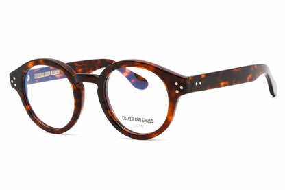 Cutler And Gross 1291v2 02 Eyeglasses Dark Turtle Size : 48