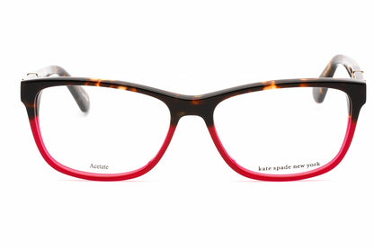 Kate Spade Myrna 65t00 Eyeglasses Dark Havana Burgundy Size : 53