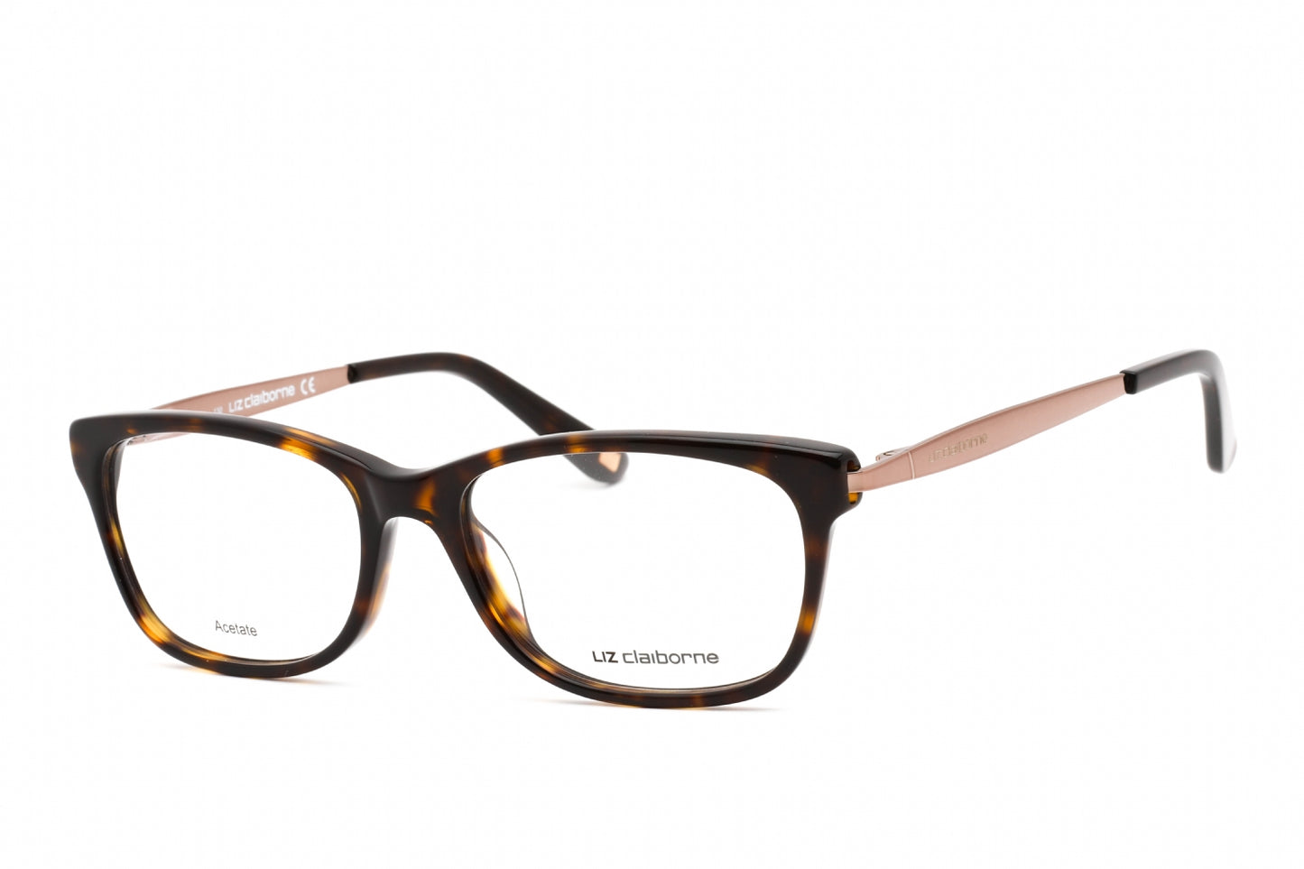 Liz Claiborne L 637 08600 Eyeglasses Dark Havana Size : 52