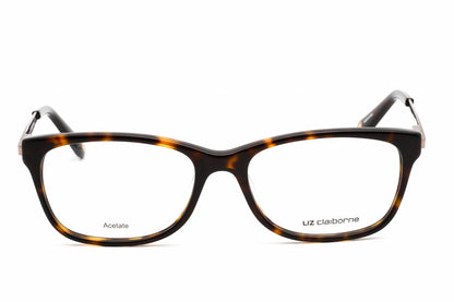 Liz Claiborne L 637 08600 Eyeglasses Dark Havana Size : 52