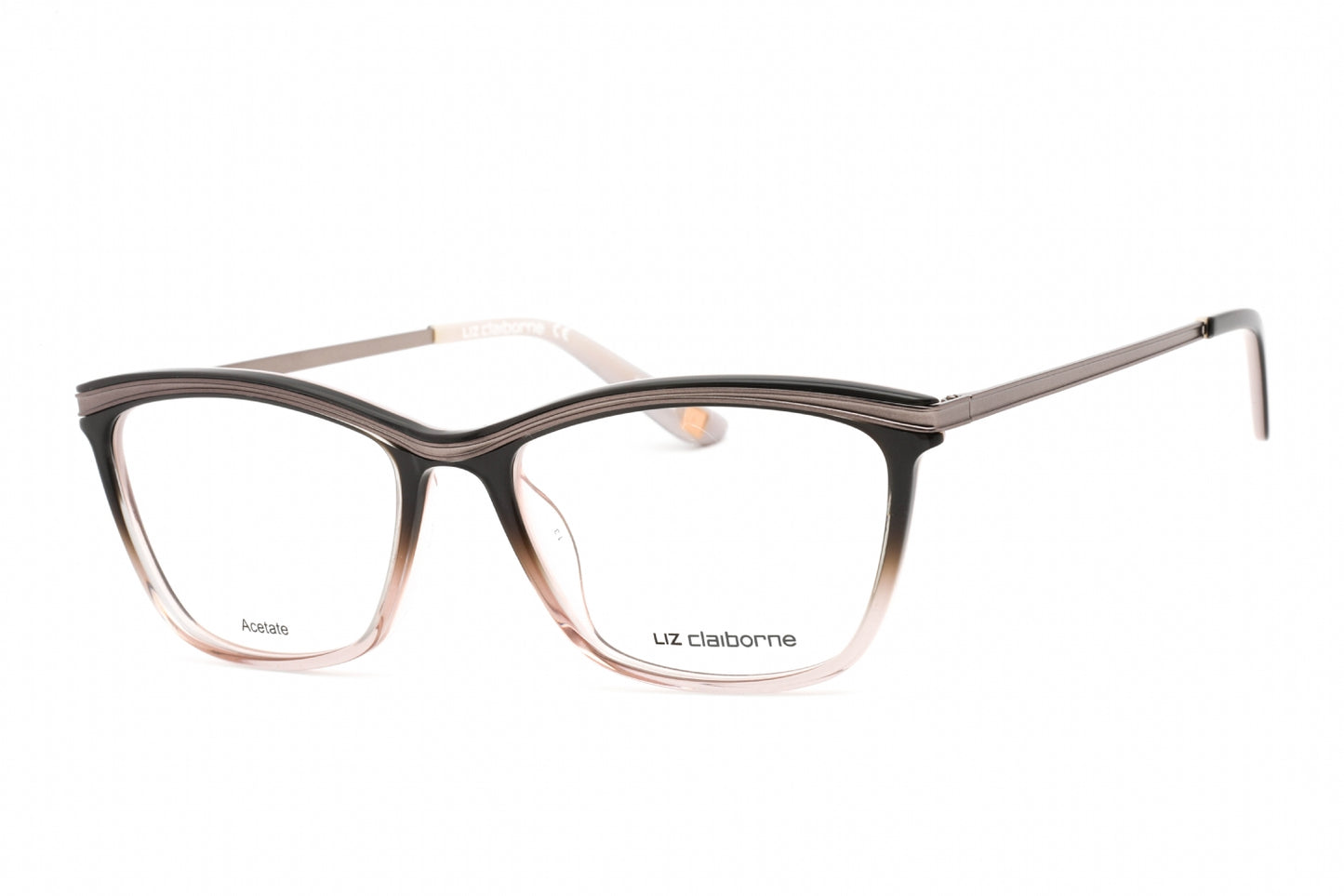 Liz Claiborne L 638 Haq00 Eyeglasses Grey Pink Size : 51