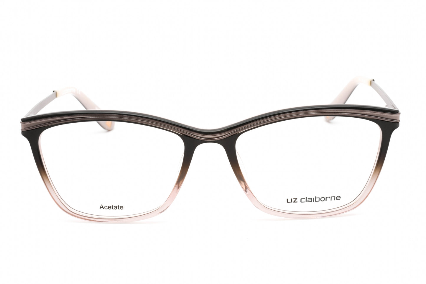 Liz Claiborne L 638 Haq00 Eyeglasses Grey Pink Size : 51