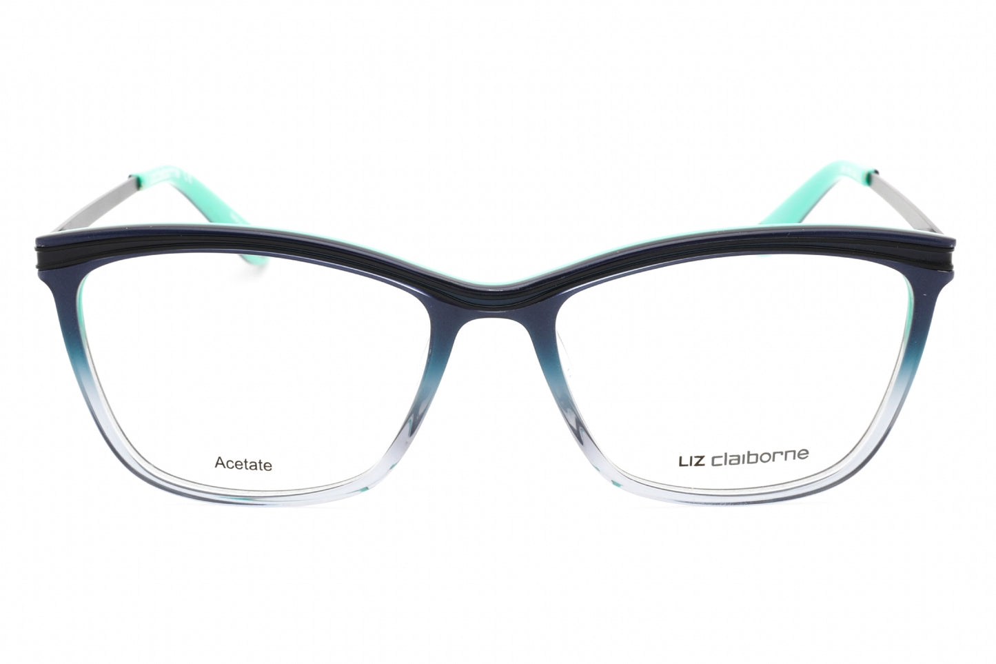 Liz Claiborne L 638 Pid00 Eyeglasses Shiny Blue Grey Size : 51