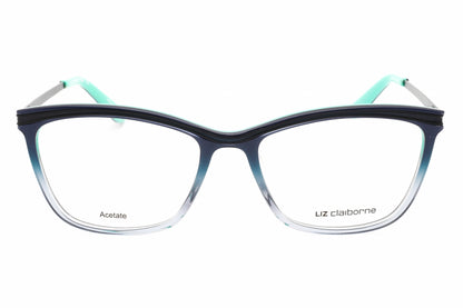 Liz Claiborne L 638 Pid00 Eyeglasses Shiny Blue Grey Size : 51