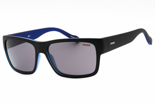 Hugo 0176/s 0vkir Sunglasses Matte Black Blue Size : 58