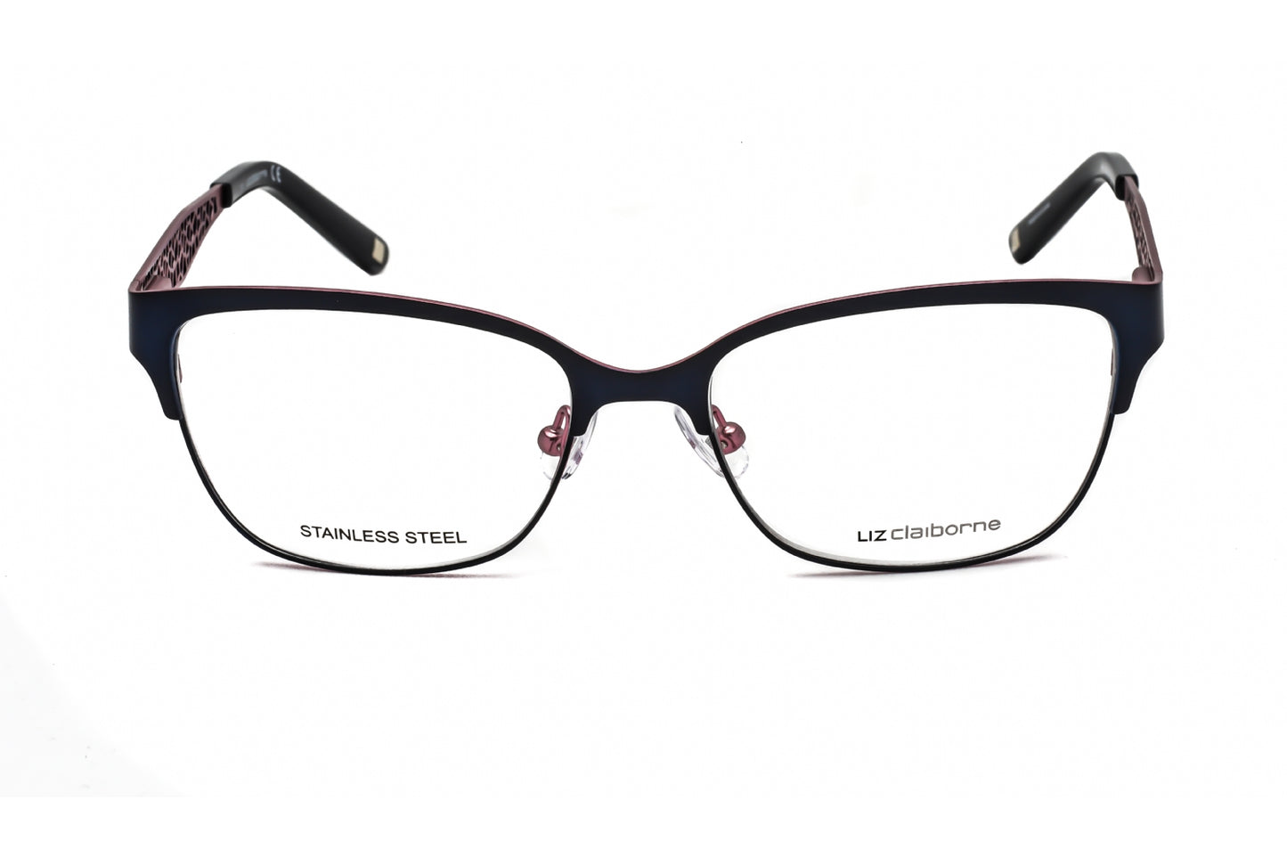 Liz Claiborne L 643 Br000 Eyeglasses Blue Pink Size : 52
