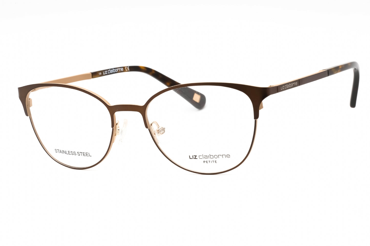 Liz Claiborne L 445 4in00 Sunglasses Matte Brown Size : 50